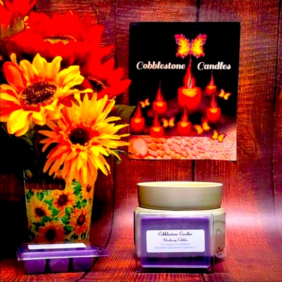 🫐Blueberry Cobbler Soy Wax Melts home scent by Cobblestone Candles - Picture 2 of 4